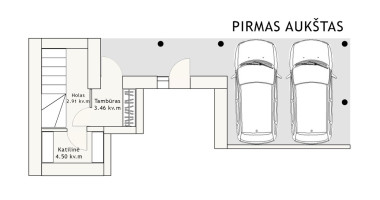 Parduodamas namas Perlojos g., Rasos, Vilniaus m., Vilniaus m. sav., 86.47 m2 ploto, 3 aukštai 32