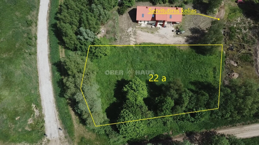 Parduodamas komercinės paskirties sklypas Mokyklos g., Drevernos k., Klaipėdos r. sav., 22 a ploto 4