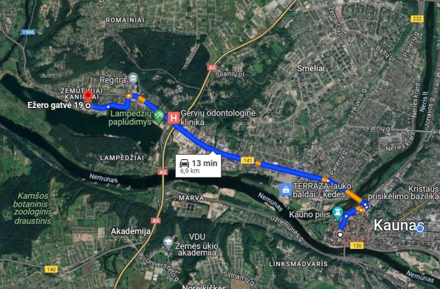Parduodamas kitos paskirties sklypas Ežero g., Lampėdžiai, Kauno m., Kauno m. sav., 14.37 a ploto 8