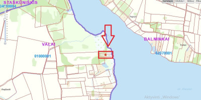 Parduodamas  sklypas Antalaušių k., Ukmergės r. sav., 160.5 a ploto 2
