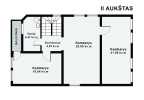 Parduodamas namas Joninių g., Žaliakalnis, Kauno m., Kauno m. sav., 304.7 m2 ploto, 2 aukštai 25