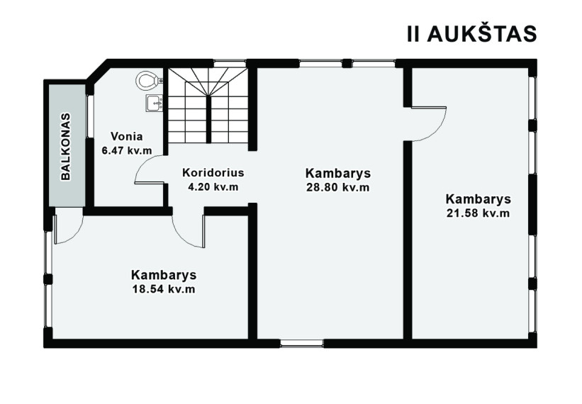 Parduodamas namas Joninių g., Žaliakalnis, Kauno m., Kauno m. sav., 304.7 m2 ploto, 2 aukštai 25