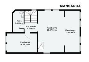 Parduodamas namas Joninių g., Žaliakalnis, Kauno m., Kauno m. sav., 304.7 m2 ploto, 2 aukštai 26