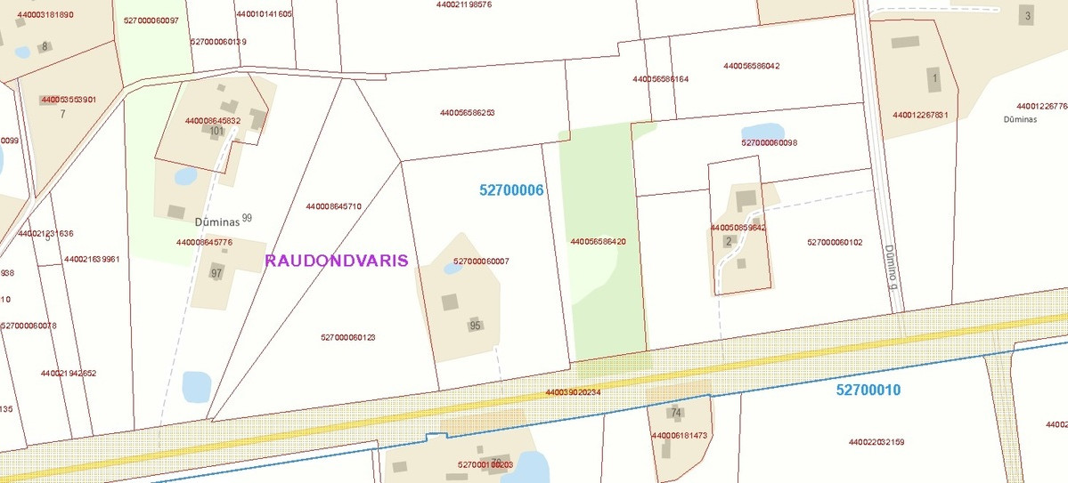 Parduodamas kitos paskirties sklypas Lukšakaimio k., Dūmino k., Kauno r. sav., 172.49 a ploto 4