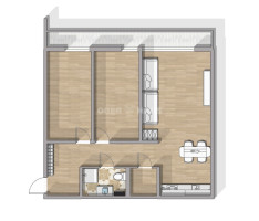 Parduodamas butas Krokuvos g., Šnipiškės, Vilniaus m., Vilniaus m. sav., 72.21 m2 ploto, 3 kambariai 23