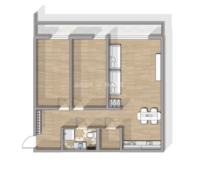 Parduodamas butas Krokuvos g., Šnipiškės, Vilniaus m., Vilniaus m. sav., 72.21 m2 ploto, 3 kambariai 23