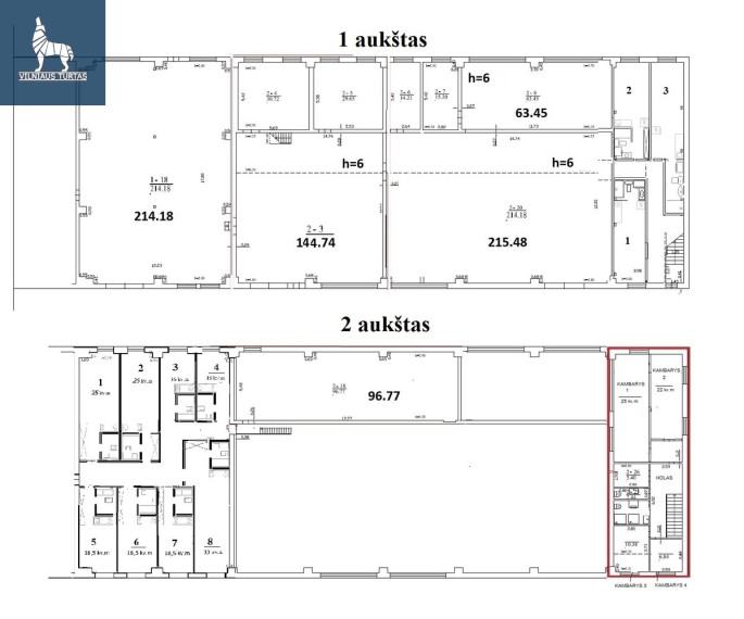 Parduodamos administracinės, gamybinės patalpos Naujoji Vilnia, Vilniaus m., Vilniaus m. sav., 1524 m2 ploto 18