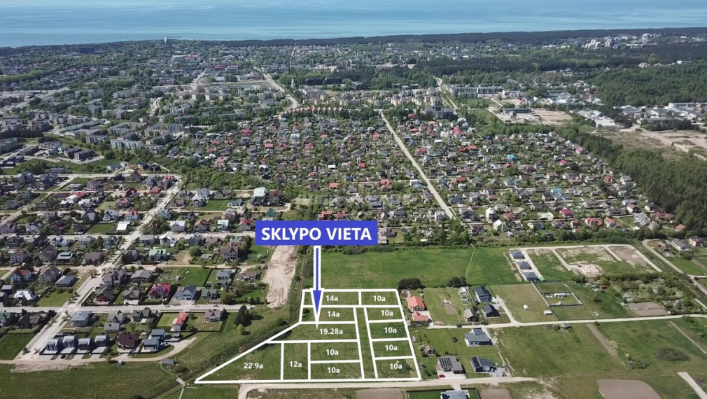 Parduodamas namų valdos paskirties sklypas Didžioji g., Palangos m. sav., 19.28 a ploto 2