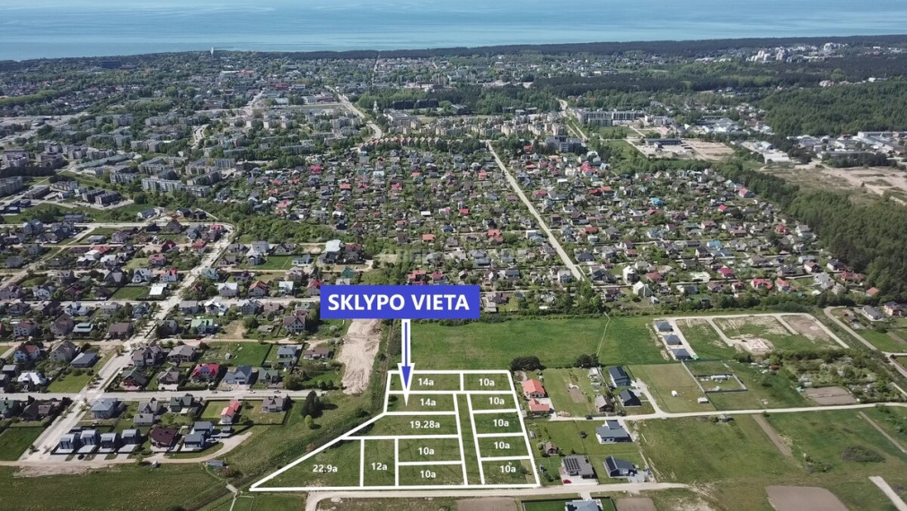 Parduodamas namų valdos paskirties sklypas Didžioji g., Palangos m. sav., 14 a ploto 2