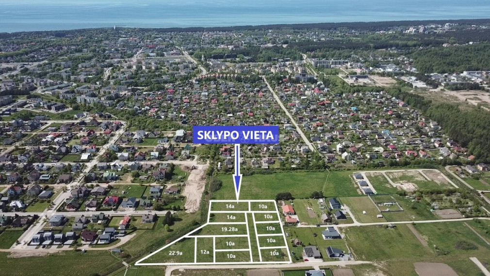 Parduodamas namų valdos paskirties sklypas Didžioji g, Palangos m. sav., 14 a ploto 2