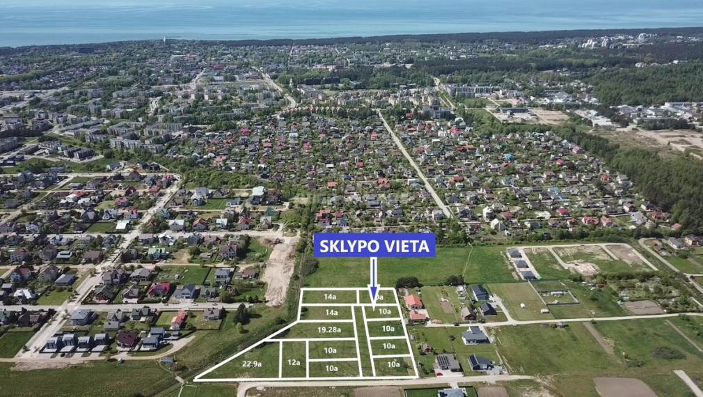 Parduodamas namų valdos paskirties sklypas Didžioji g., Palangos m. sav., 10 a ploto 2