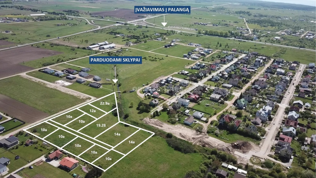 Parduodamas namų valdos paskirties sklypas Didžioji g., Palangos m. sav., 10 a ploto 1