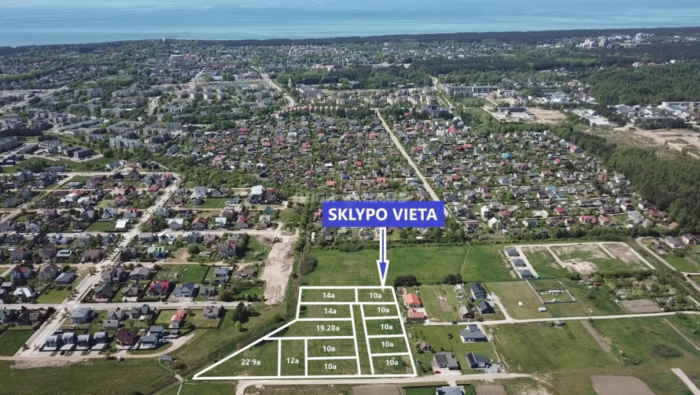 Parduodamas namų valdos paskirties sklypas Didžioji g., Palangos m. sav., 10 a ploto 2