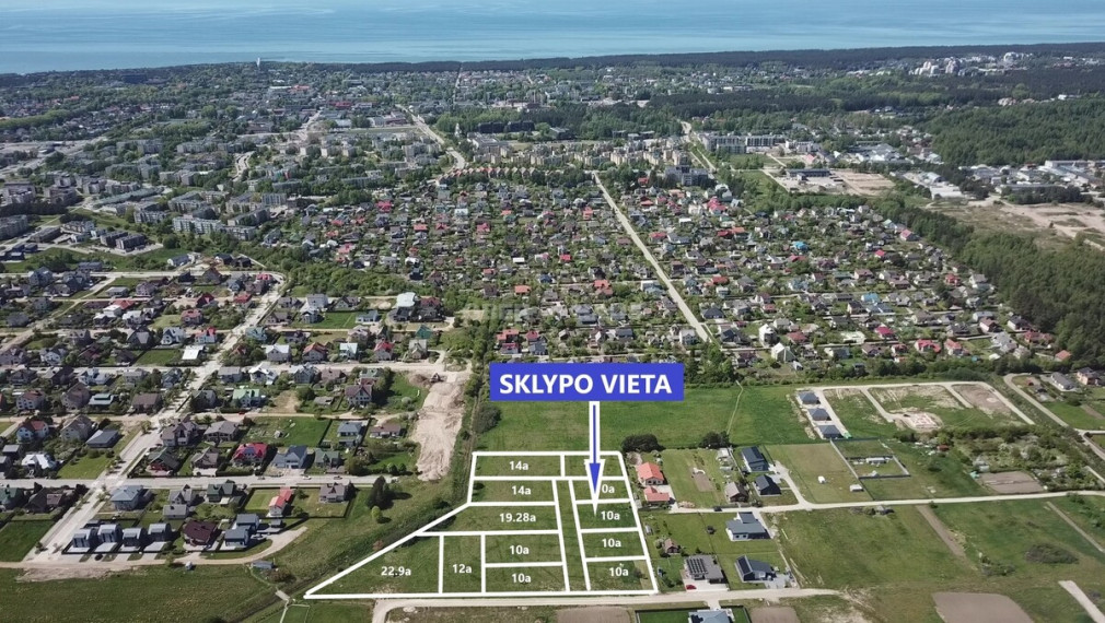 Parduodamas namų valdos paskirties sklypas Didžioji g., Palangos m. sav., 10 a ploto 5
