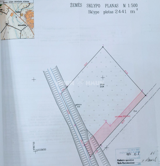 Parduodamas komercinės paskirties sklypas Kauno g., Miklusėnų k., Alytaus r. sav., 95.8 a ploto 11