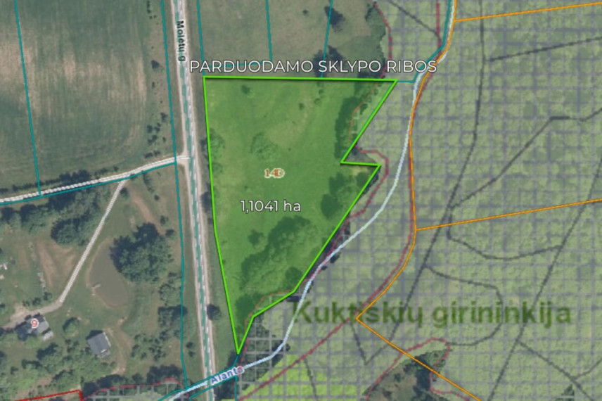 Parduodamas kitos paskirties sklypas Molėtų g., Antaliežių k., Molėtų r. sav., 110.41 a ploto 14