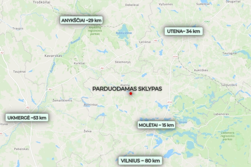 Parduodamas kitos paskirties sklypas Molėtų g., Antaliežių k., Molėtų r. sav., 110.41 a ploto 21