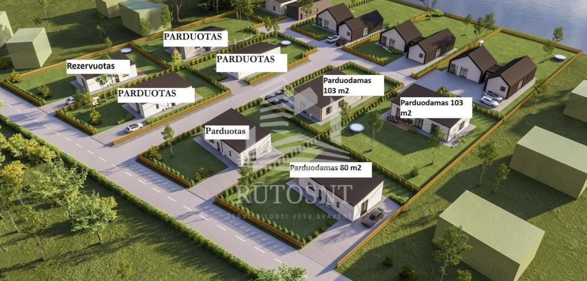 Parduodamas namas Ketvergių k., Klaipėdos r. sav., 103.00 m² ploto 4 kambariai 5
