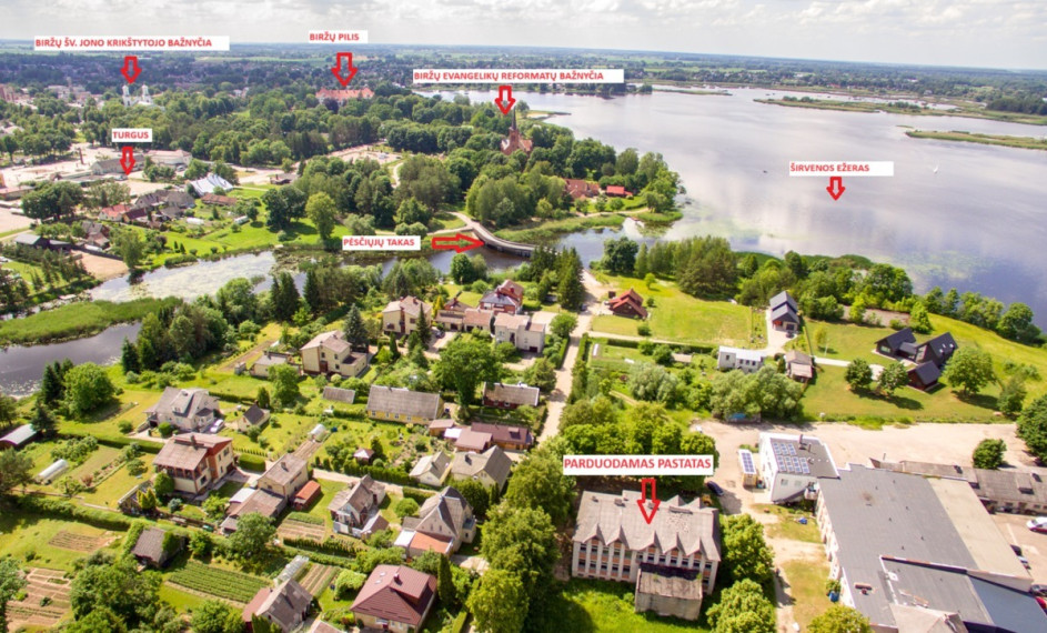 Parduodamos kitos paskirties patalpos Latvygalos g., Biržų m., Biržų r. sav., 1100 m2 ploto 1