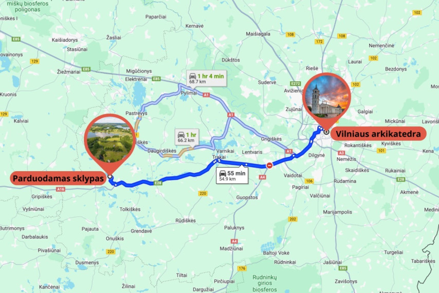 Parduodamas kitos paskirties sklypas Vytauto, Čižiūnų k., Trakų r. sav., 110 a ploto 12