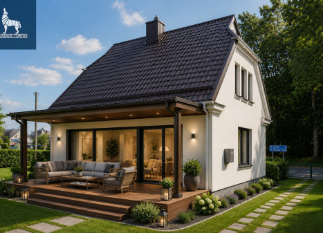 Parduodamas namas J. Basanavičiaus g., Tytuvėnų m., Kelmės r. sav., 65 m2 ploto, 2 aukštai