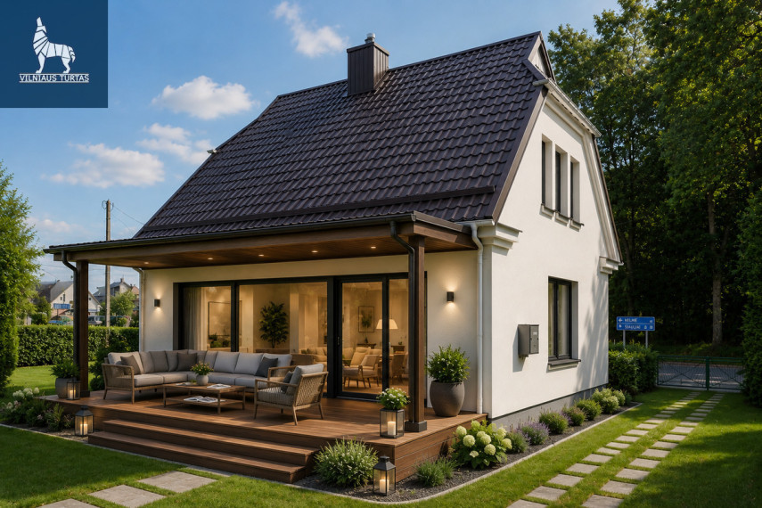Parduodamas namas J. Basanavičiaus g., Tytuvėnų m., Kelmės r. sav., 65 m2 ploto, 2 aukštai 1