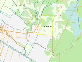 Parduodamas  sklypas Sirvydžių k., Utenos r. sav., 668.96 a ploto 1