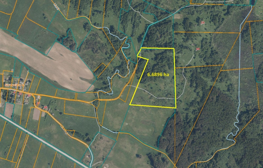 Parduodamas sklypas Sirvydžių k., Utenos r. sav., 668.96 a ploto 2