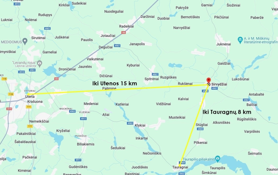 Parduodamas sklypas Sirvydžių k., Utenos r. sav., 668.96 a ploto 4