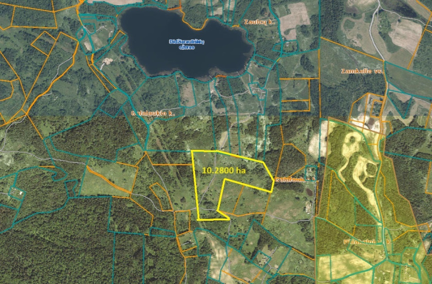 Parduodamas sklypas Piliakalnio II k., Trakų r. sav., 1028 a ploto 2