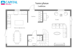 Parduodamas namas Miško g., Antežerių k., Vilniaus r. sav., 137.49 m2 ploto, 2 aukštai 11