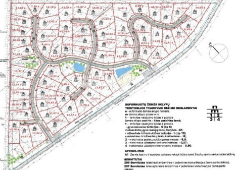 Parduodamas namų valdos paskirties sklypas Ajerų g., Raizgių k., Šiaulių r. sav., 1000 a ploto