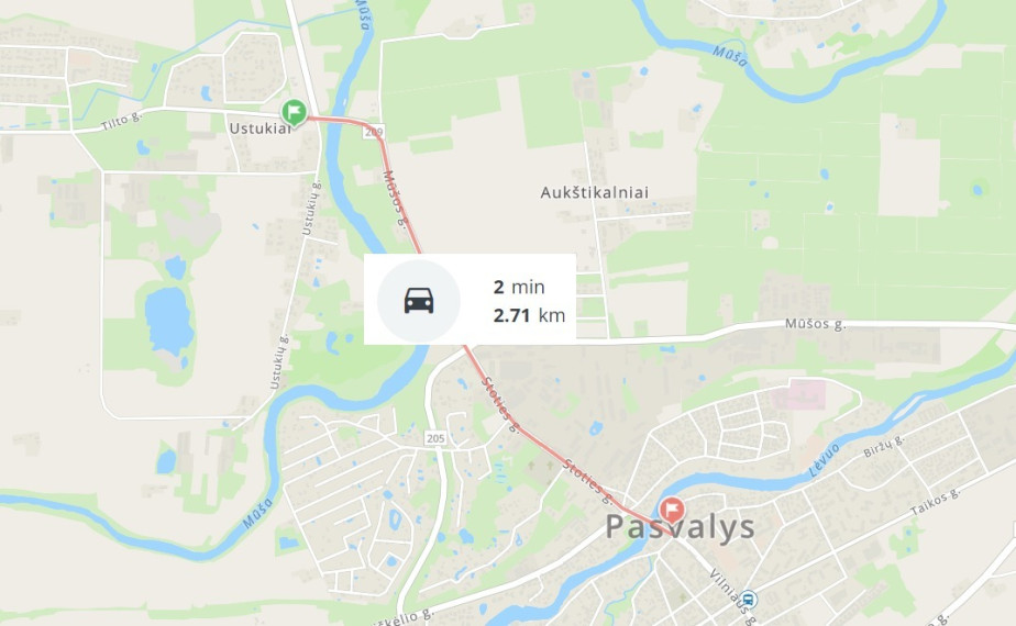 Parduodamas  sklypas Tilto g., Ustukių k., Pasvalio r. sav., 36 a ploto 4