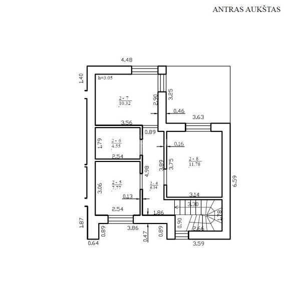 Parduodamas namas Žaibo g., Tauralaukis, Klaipėdos m., Klaipėdos m. sav., 70 m2 ploto, 2 aukštai 14