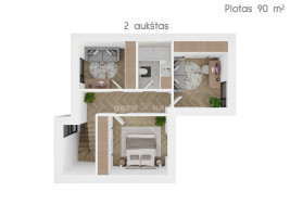 Parduodamas namas Žaibo g., Tauralaukis, Klaipėdos m., Klaipėdos m. sav., 90 m2 ploto, 2 aukštai 23