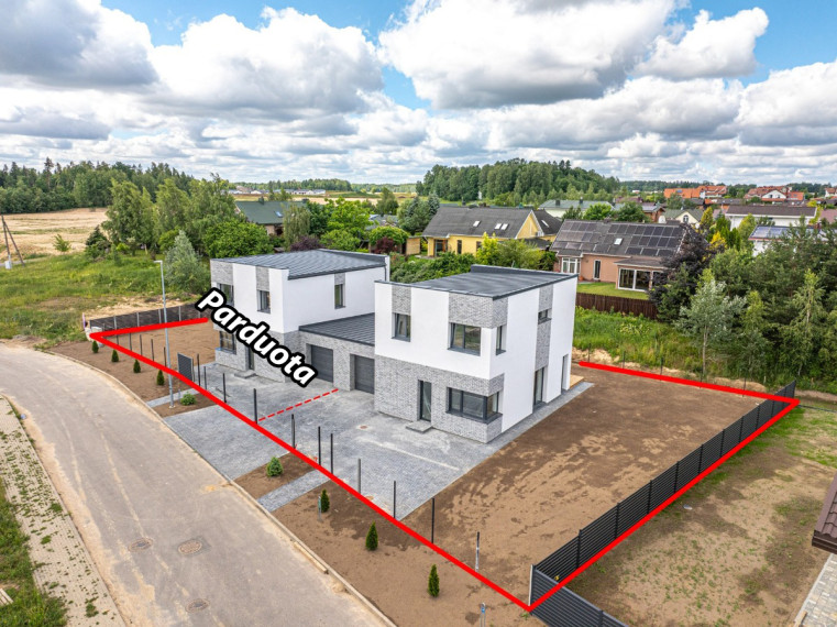 Parduodamas namas Panoramos g., Bendorių k., Vilniaus r. sav., 145.69 m2 ploto, 2 aukštai 2