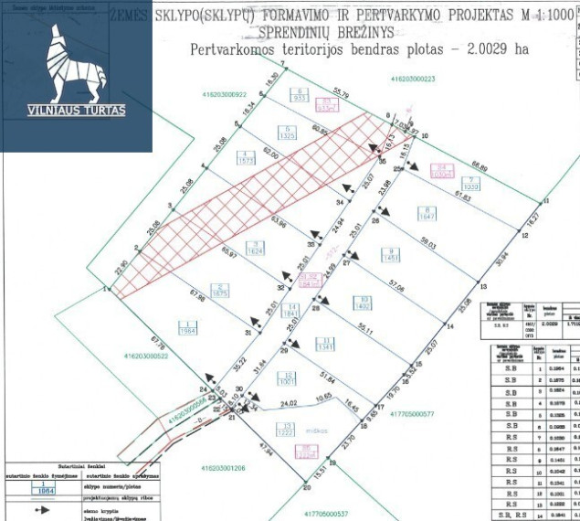 Parduodamas kitos paskirties sklypas Akacijų g., Skaidiškių mstl., Vilniaus r. sav., 200 a ploto 3