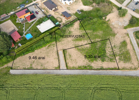 Parduodamas namų valdos paskirties sklypas J. Tiškevičiaus g., Paneriai, Vilniaus m., Vilniaus m. sav., 9.3 a ploto