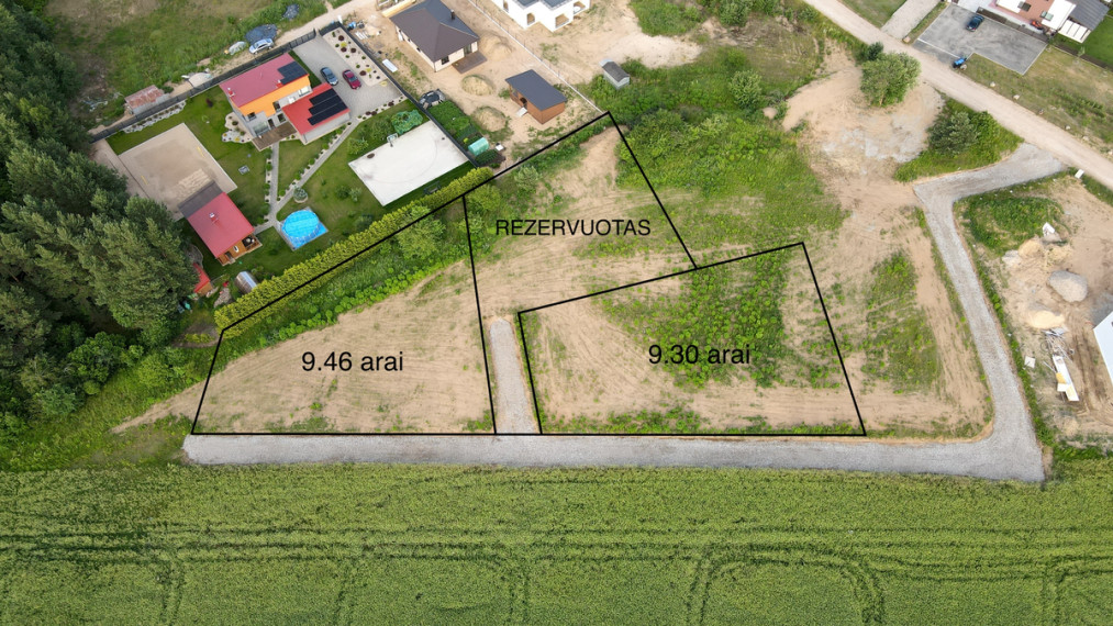 Parduodamas namų valdos paskirties sklypas J. Tiškevičiaus g., Paneriai, Vilniaus m., Vilniaus m. sav., 9.3 a ploto 1