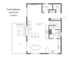 Parduodamas namas Antano Gudaičio g., Aukštieji Paneriai, Vilniaus m., Vilniaus m. sav., 148 m2 ploto, 2 aukštai 24