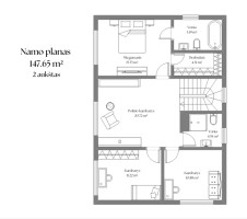 Parduodamas namas Antano Gudaičio g., Aukštieji Paneriai, Vilniaus m., Vilniaus m. sav., 148 m2 ploto, 2 aukštai 25