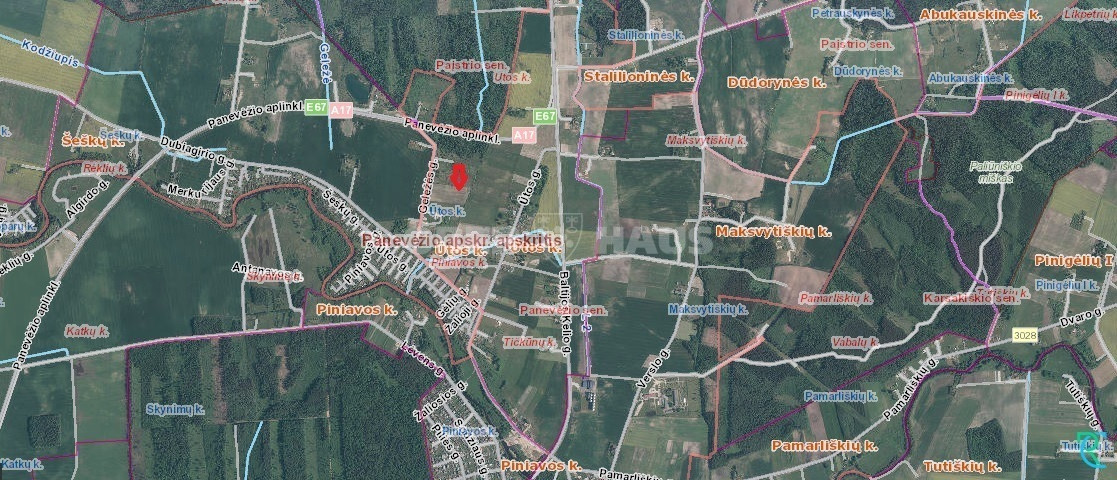 Parduodamas namų valdos paskirties sklypas Geležės g. , Ūtos k., Panevėžio r. sav., 29 a ploto 2