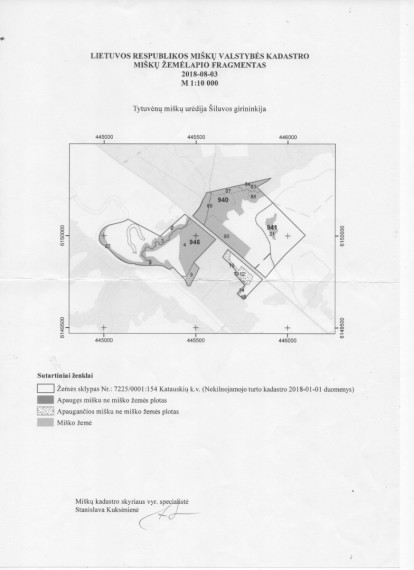 Parduodamas sklypas Kalniškių I k., Raseinių r. sav., 3145 a ploto 6