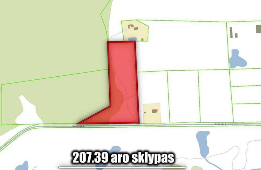 Parduodamas sklypas Masionių vs., Vilniaus r. sav., 207.39 a ploto 3