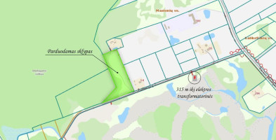 Parduodamas  sklypas Masionių vs., Vilniaus r. sav., 207.39 a ploto 6