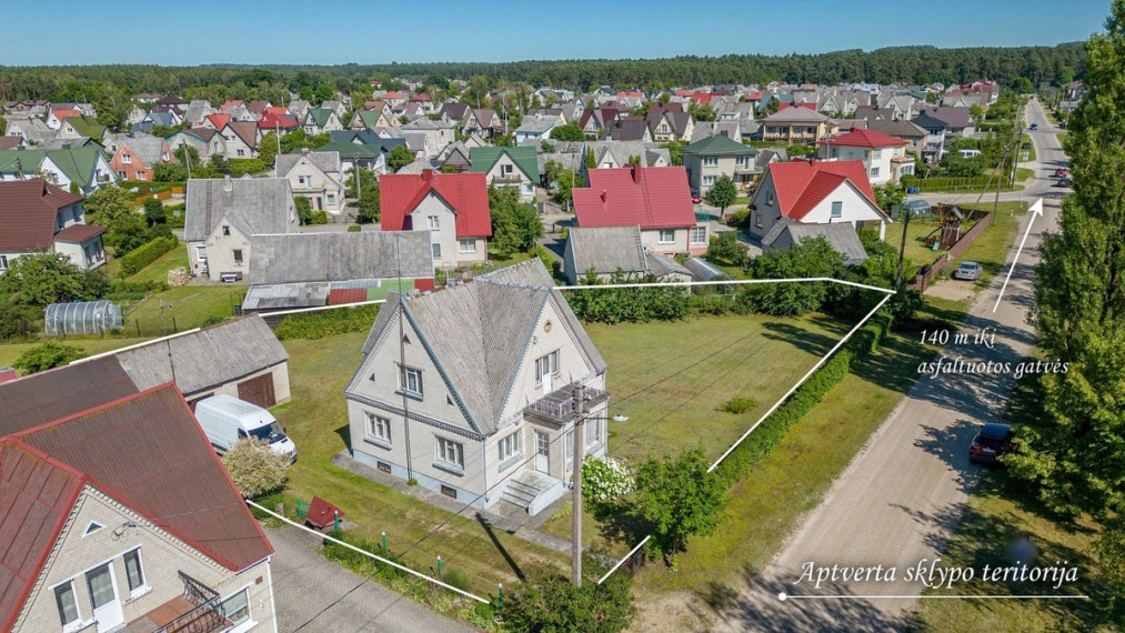 Parduodamas namas Vyšnių g., Ukmergės m., Ukmergės r. sav., 152.54 m2 ploto, 1 aukštai 2