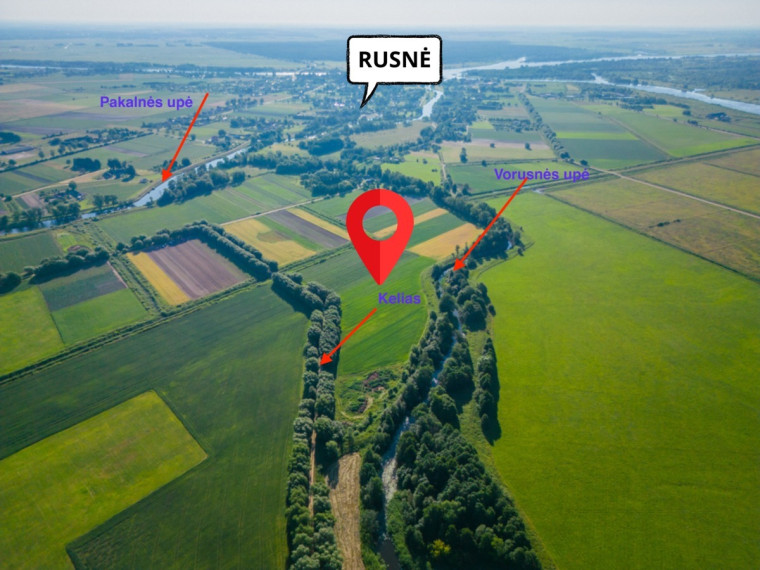 Parduodamas sklypas Vorusnės, Vorusnės k., Šilutės r. sav., 50 a ploto 1