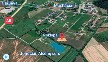 Parduodamas  sklypas Skliauto, Jonučių k., Kauno r. sav., 72 a ploto 5