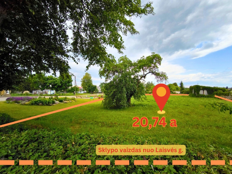 Parduodamas sklypas Laisvės g., Siesikų mstl., Ukmergės r. sav., 20.74 a ploto 2