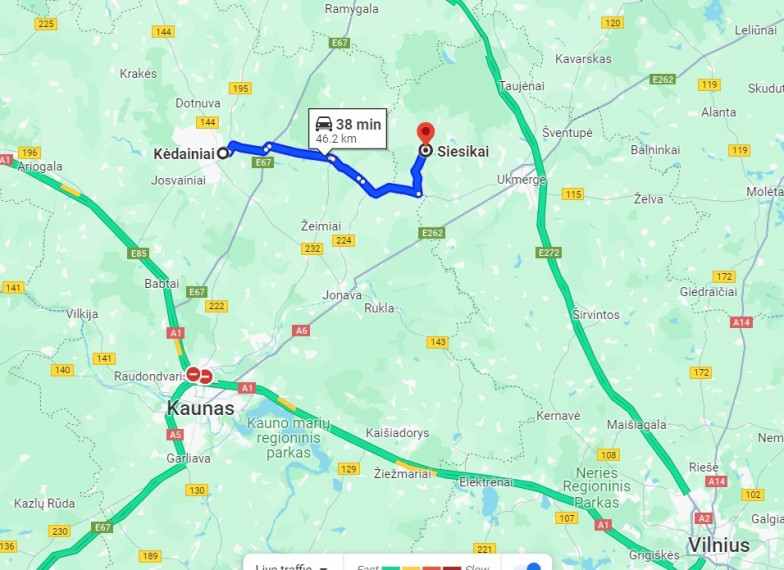 Parduodamas  sklypas Laisvės g., Siesikų mstl., Ukmergės r. sav., 20.74 a ploto 9
